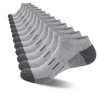 Ankle Sock Low Cut - Men's Cushioned Ankle Sports Socks, Breathable