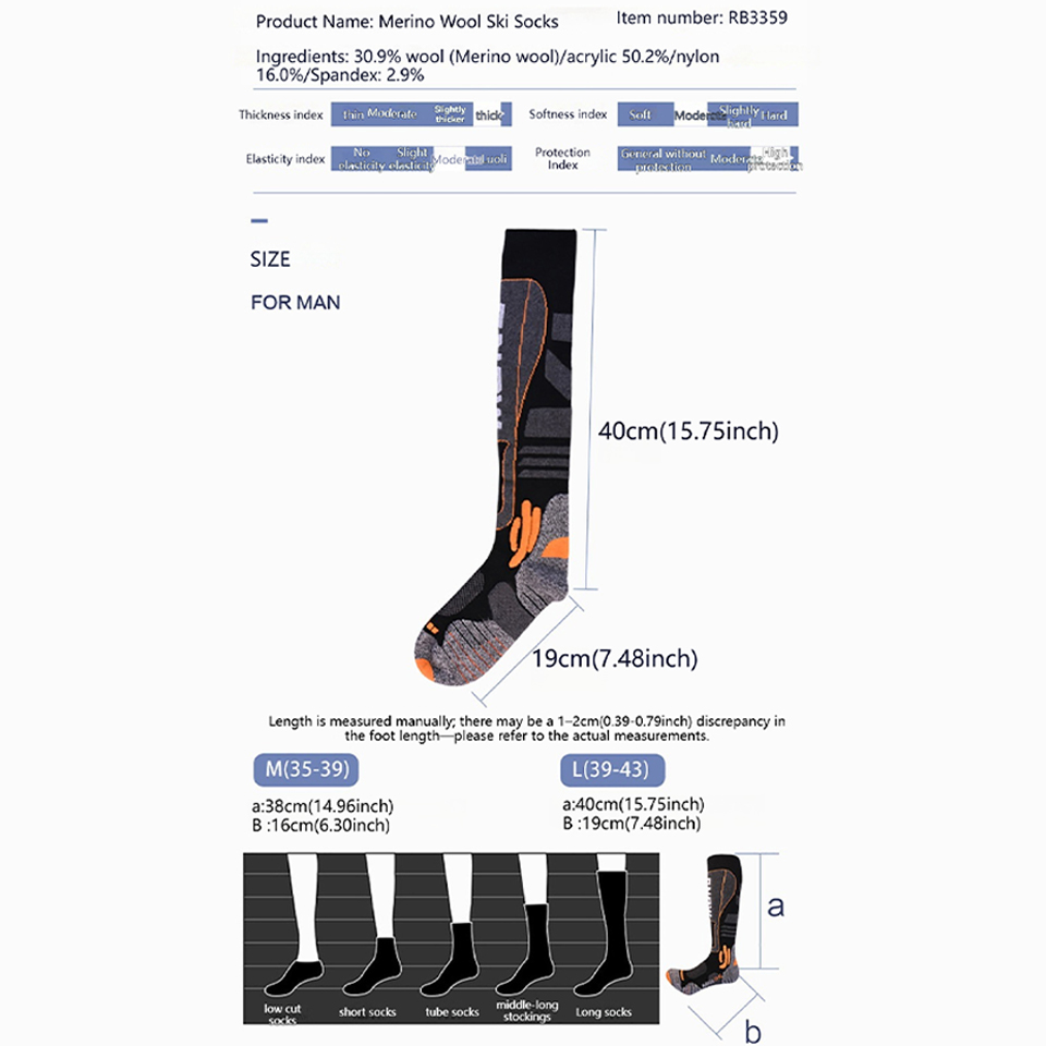 Loogdeel High Quality Merino W - Thermal Sock Winter review and price
