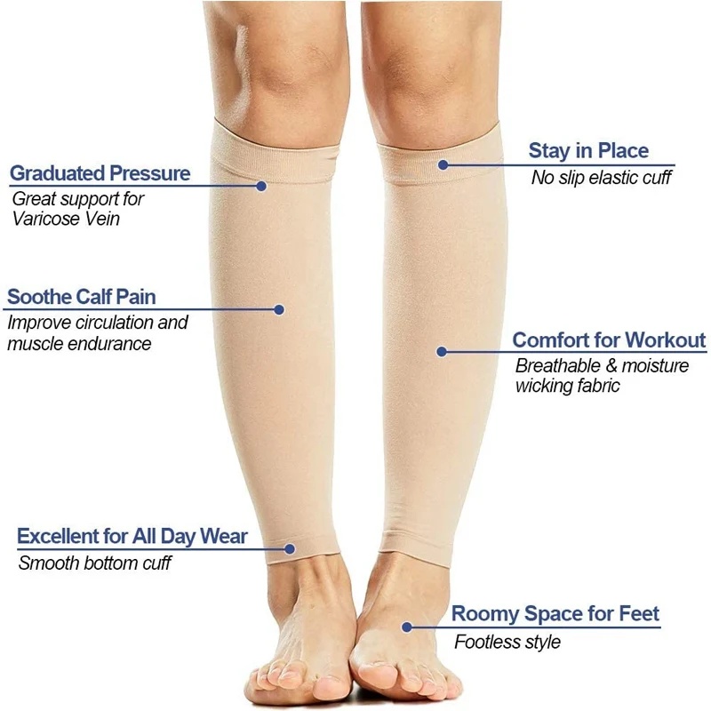 Footless Calf Compression Slee - Compression Sock Medical review and price